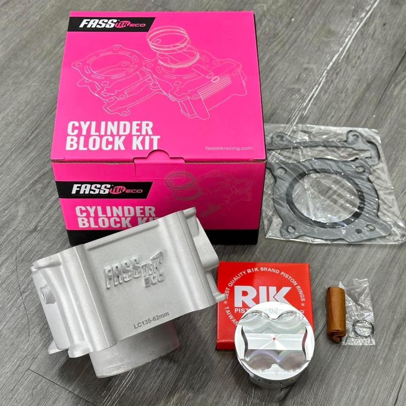 Bộ lòng kiếng FASSTEK 57/62/65 dòng phổ thông dành cho EXCITER 135 , EXCITER 150