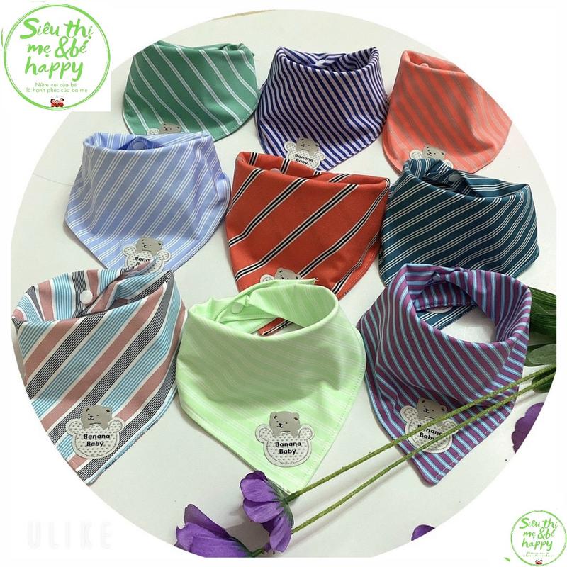 Combo 10 Khăn yếm tam giác hoạ tiết Gấu,con giống đáng yêu cho bé - Yếm tam giác ấm cổ cho bé nhân vật hoạt hình thấm nước yemtron xoay