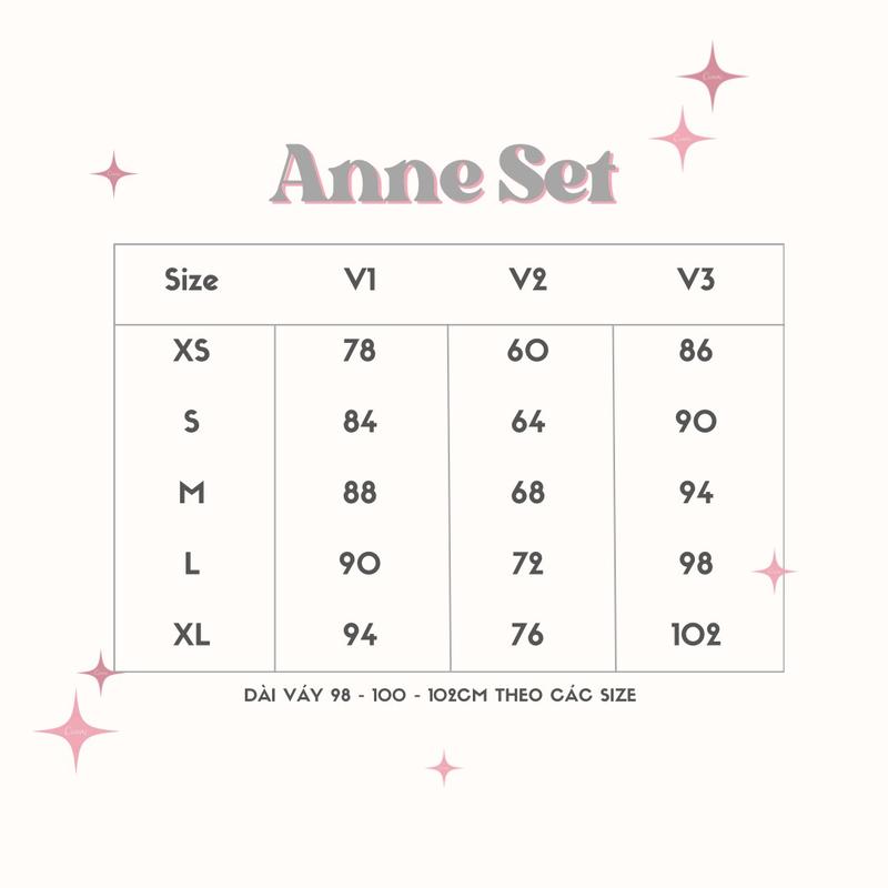 Product Introduction of [CUNBONG] ANNE SET Set yếm chân váy Nữ đuôi cá dài hoạ tiết ren Viền Ren 0