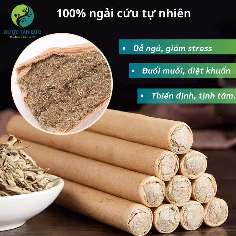 Thanh ngải cứu đuổi muỗi tự nhiên cao cấp ( an toàn sức khỏe 100%) Da nhạy cảm Nhang 1