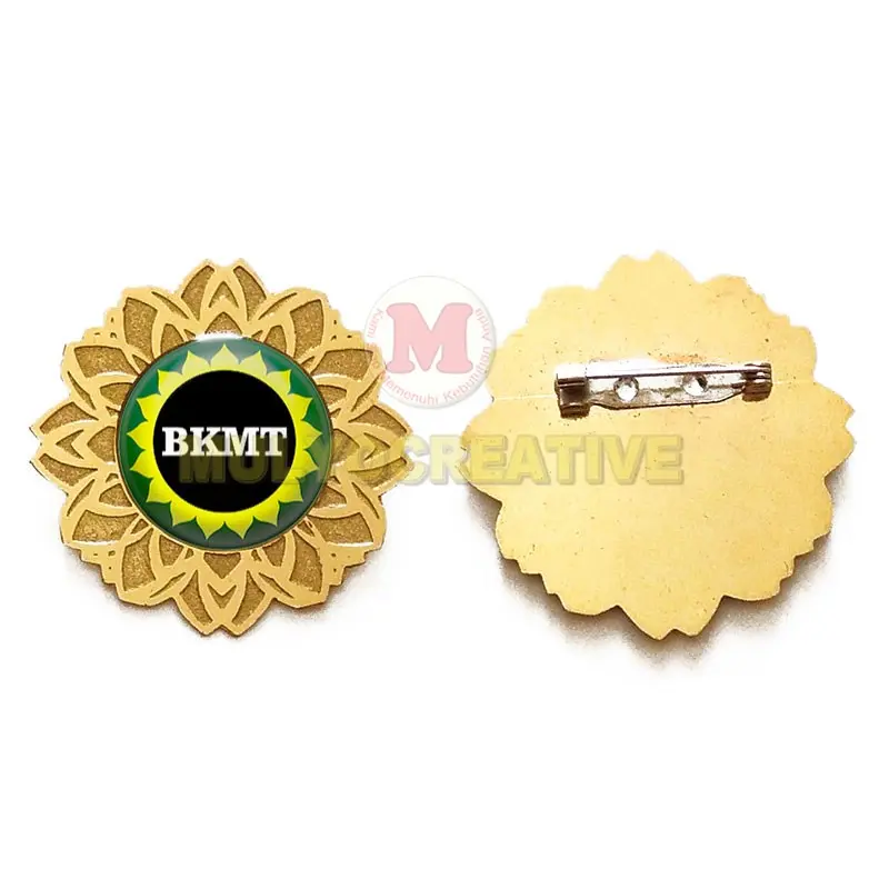 Pin BKMT - Lencana Model Bunga 0