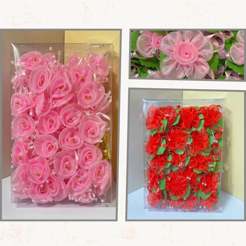 HOA CÀI ÁO ĐÁM CƯỚI HAI HỌ BẰNG VON - 40,50 BÔNG/HỘP ( tặng 6 bao lì xì 2025)