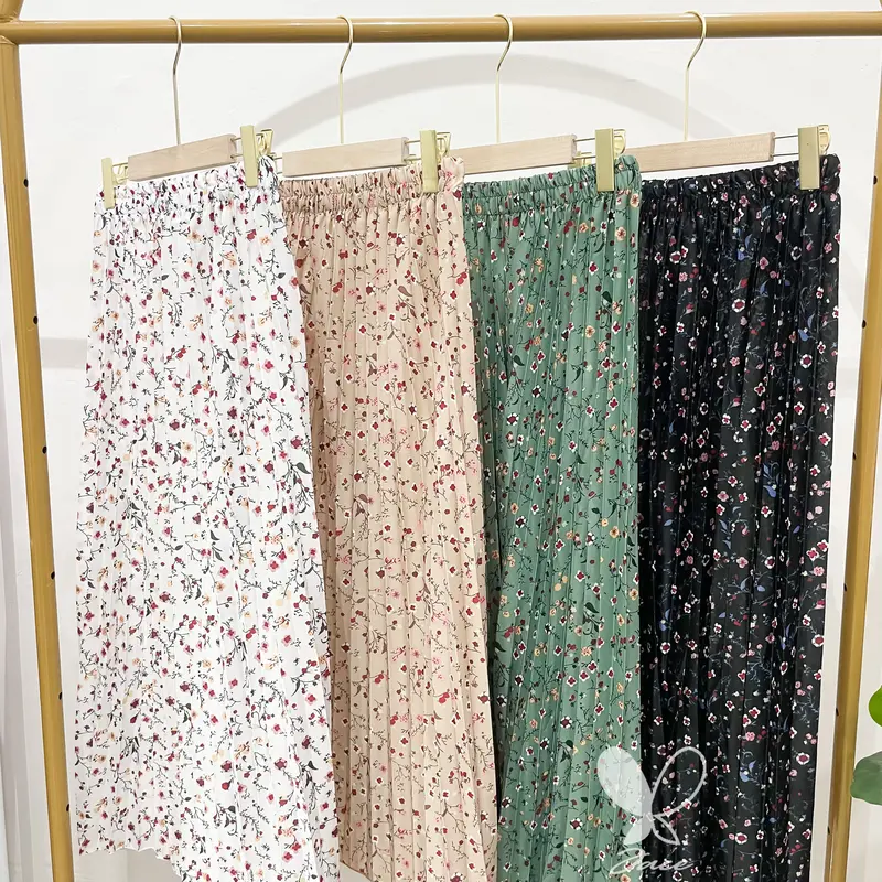 JACE ROK PLISKET MOTIF Rok Motif Rok Bunga Mayung Hyget Jumbo Bunga Setrip Polkadot Karet Panjang Variasi 5