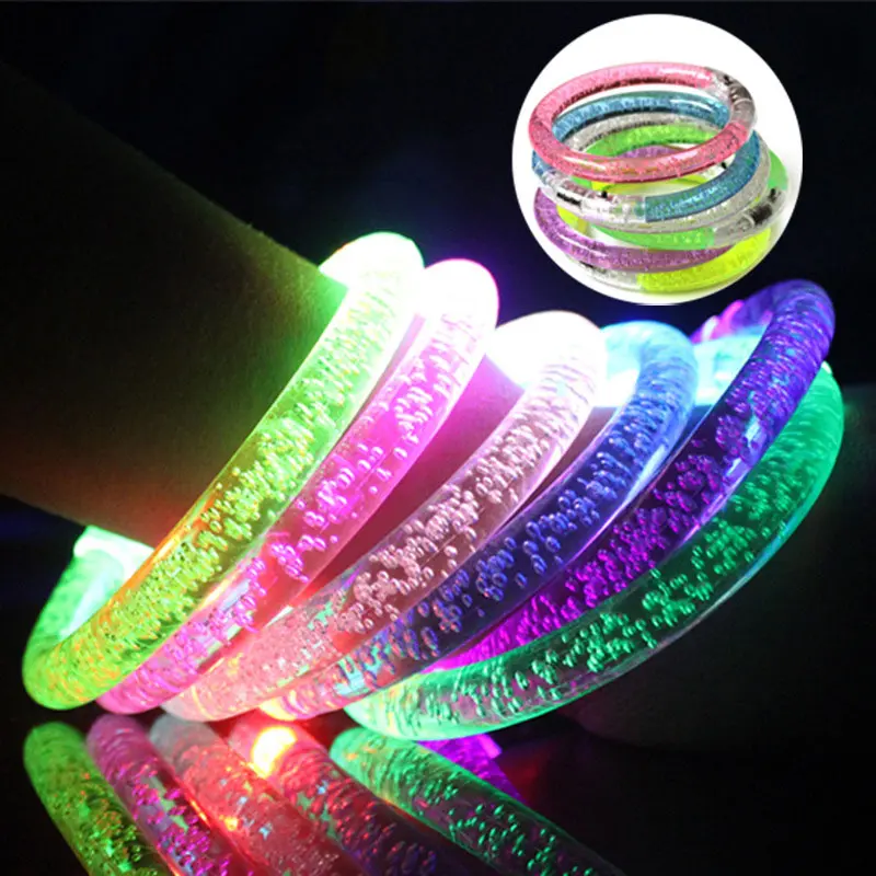 vòng tay phát sáng Vòng tay đèn LED dạ quang đồ chơi ánh sáng 1