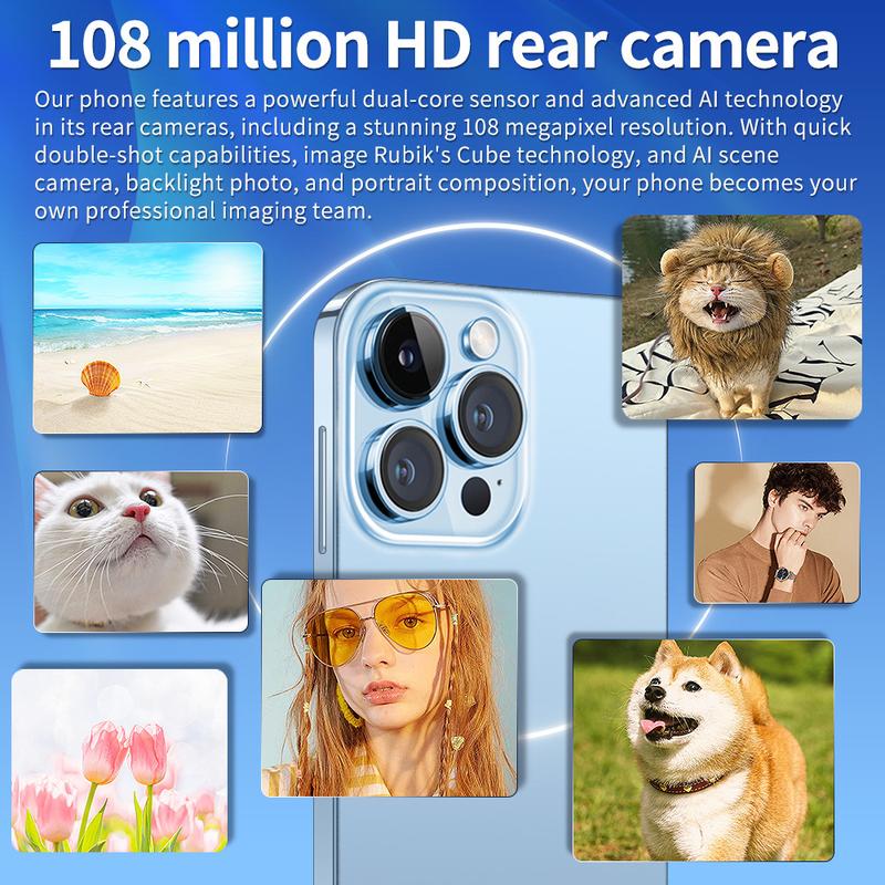 Product Introduction of 2025 Điện thoại thông minh mới i15 phiên bản hiệu suất cao 16+1T 16  pro  max  256gb 4