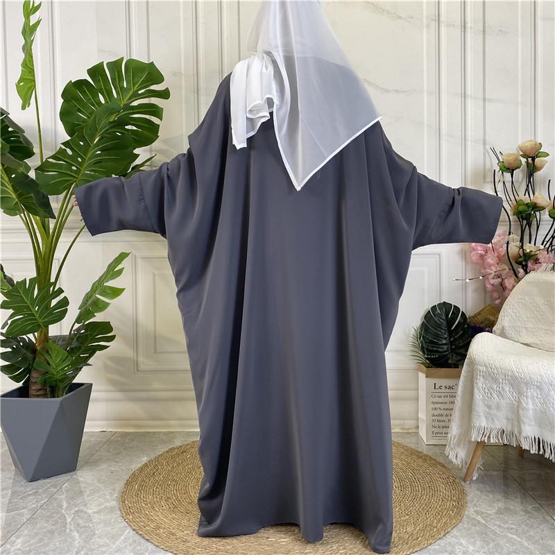 Product Introduction of 2022 New Middle Eastern Dubai Hot Style Solid Color Tie Button Cardigan Robe 1923 9