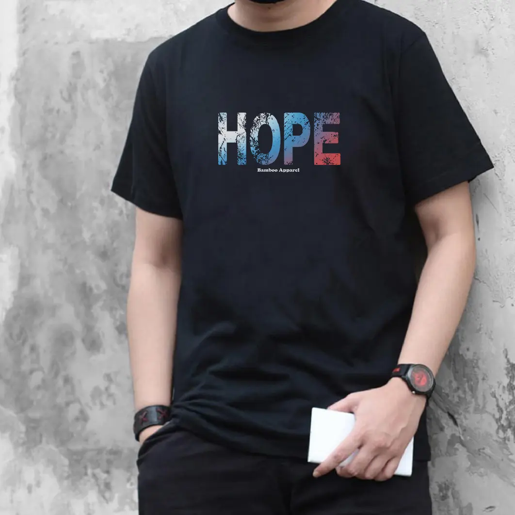 Baju Kaos Pria Cowok Keren | Kaos Pria Dewasa | Kaos Distro Cowok Hope Katun Combed Lembut Nyaman