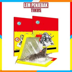 Perangkap Tikus Papan Lem Super Lengket Buku Siap Pakai X Besar Massal - Plastik