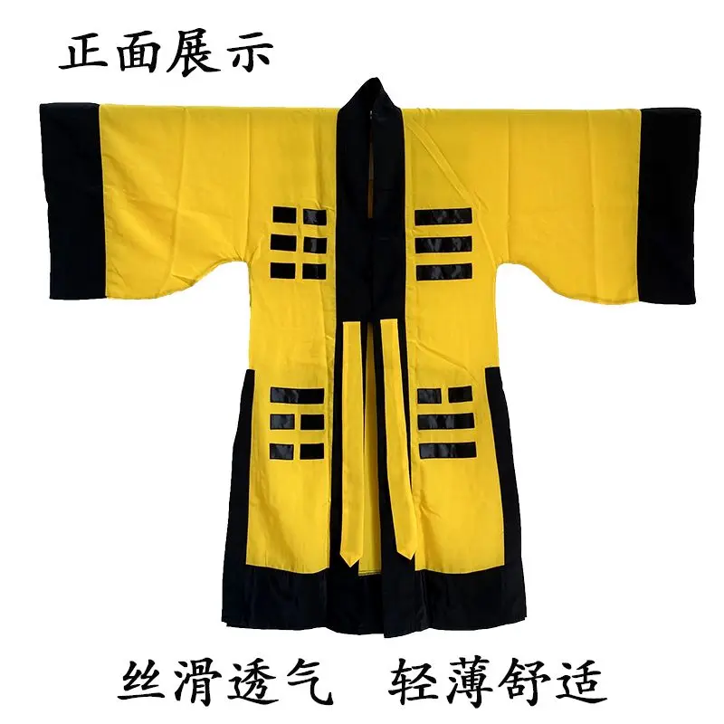 Áo choàng Taoism, Bộ đầy đủ, Quần áo Bagua, Trang phục Halloween và Mao Shan, Thoáng khí, Thức ăn Nhẹ hình tám hình, Quần áo Taoism Lin Zhengying Nam 1