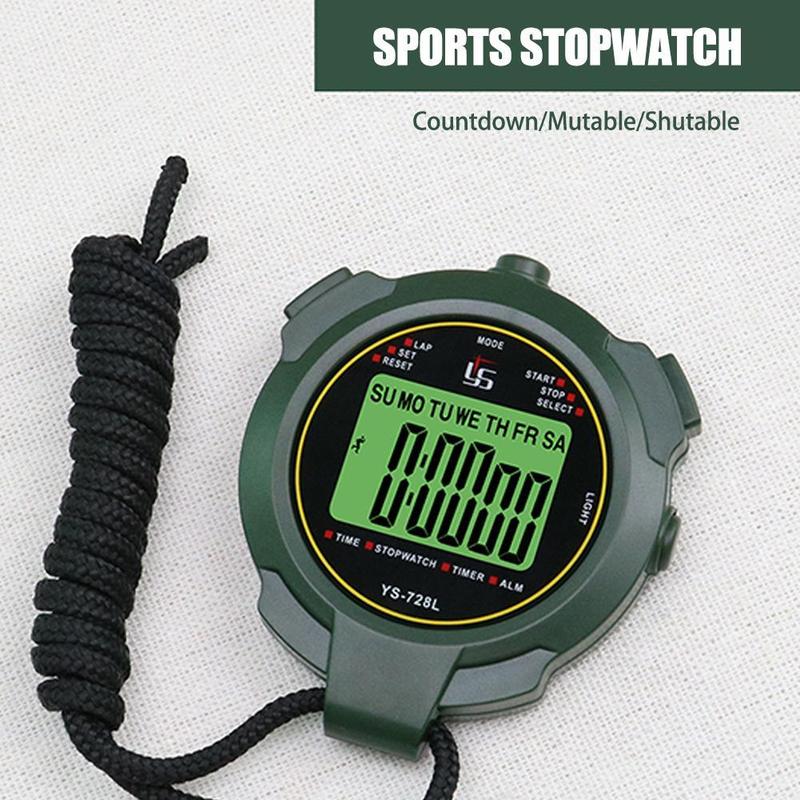 Product Introduction of Stopwatch Chronograph Timer Counter Waterproof Digital LCD With Battery Sport 24