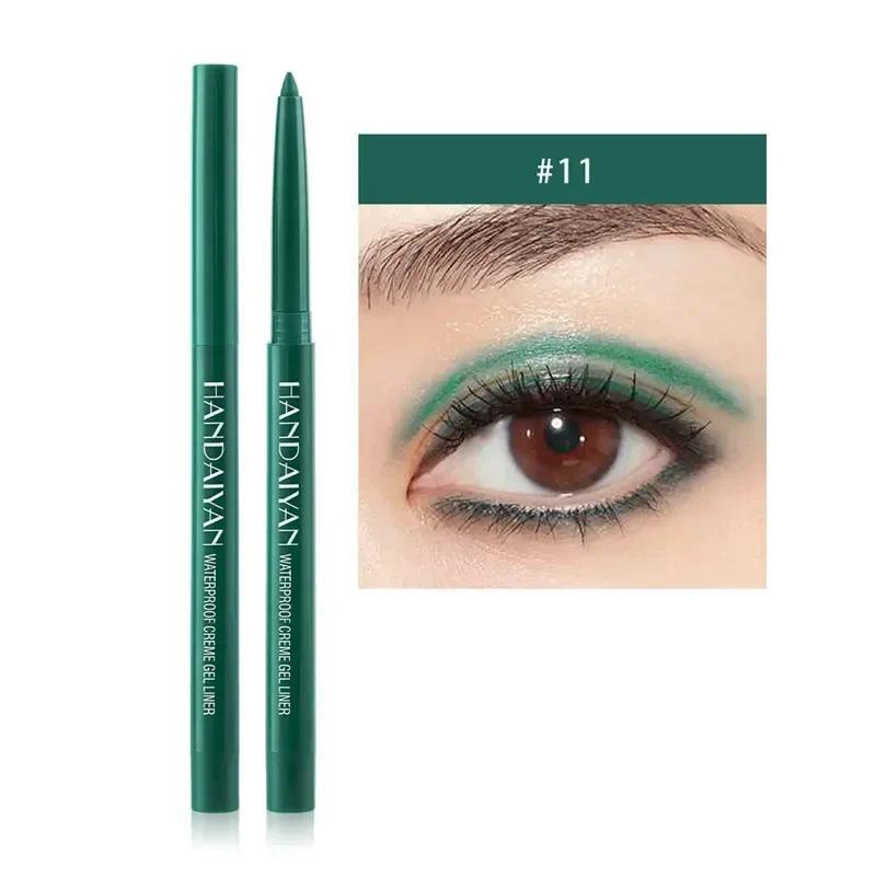 Product Introduction of Waterproof Pearlescent Matte Eyeliner Not Easy Pen Rotatable Eyeliner Long Lasting Eye Makeup Tools Korean Makeup Products Lipliner Eyeshadow 34