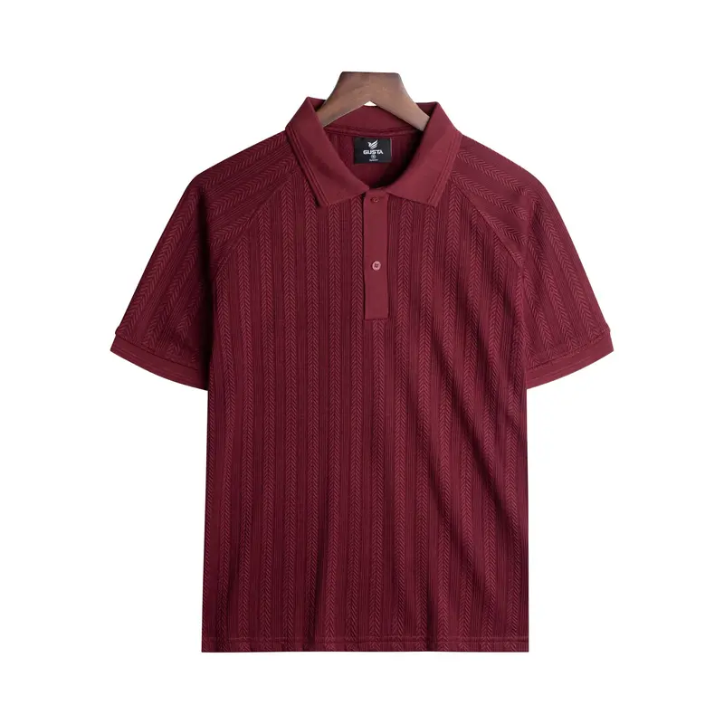 GUSTA - PL21 - Polo Cao Cấp GUSTA Phong Cách Trẻ Trung Basic phối Raglan, Chất Liệu vải dệt kim 1