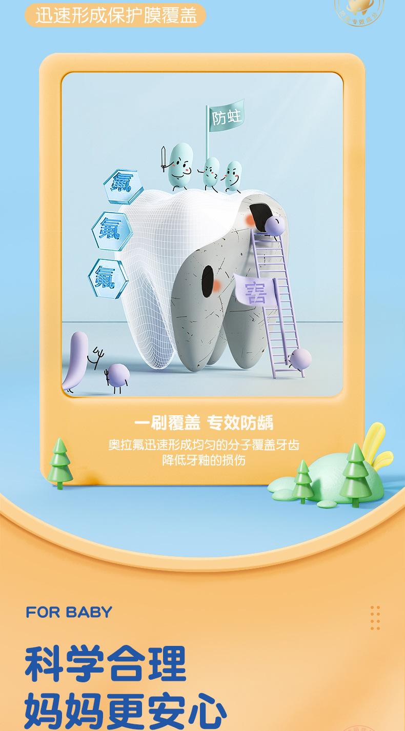 Product Introduction of Kem Đánh Răng Trẻ Em, Orafluor Chính Hãng, Dành Cho 3-6-12 Tuổi, Chứa Fluoride, Chống Sâu Răng, Thích Hợp Cho Trẻ 6-12 Tuổi Trong Thời Kỳ Mọc Răng, Bán Buôn, Chống Sâu Răng 8