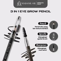 Gambar Madame Gie Blended Brow Pro - Pensil Alis Eyebrow Hitam Pencil Brown - Black dari Madame Gie Cosmetics Kota Administrasi Jakarta Barat 4 Tokopedia