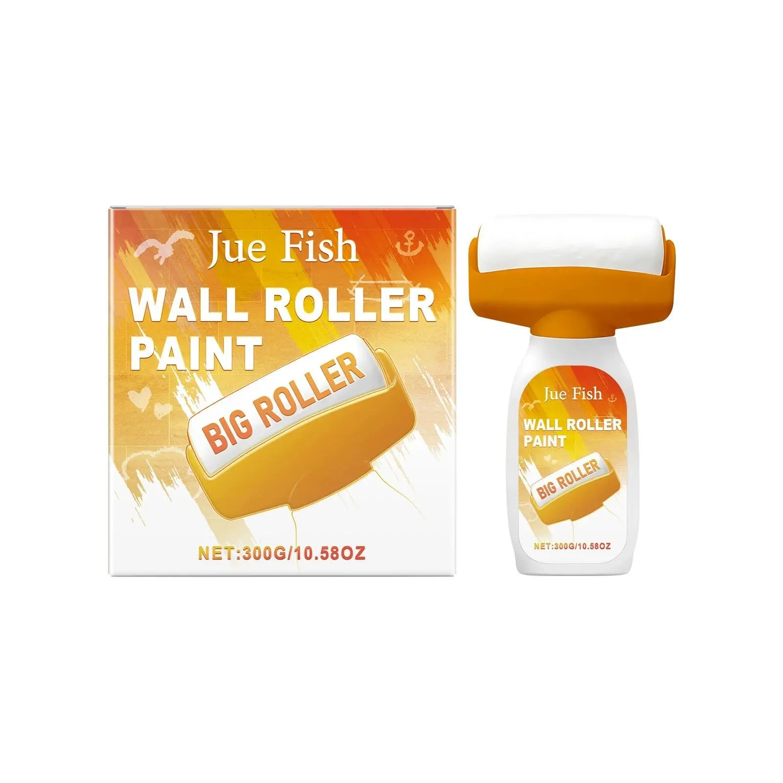 Wall Hole Repair Paint with Roller, Adhesive Repair Paste, Wall Repair Paint, Home Decor Supplies, Paint Supplies & Tools