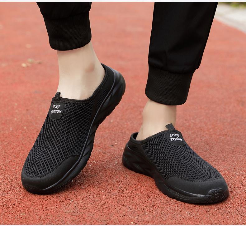 Product Introduction of Sneakers Casual Shoes for Men Breathable Summer Lightweight Comfortable Black Slip-On Driving Walking Shoes Tenis Masculino Boy Runner 61