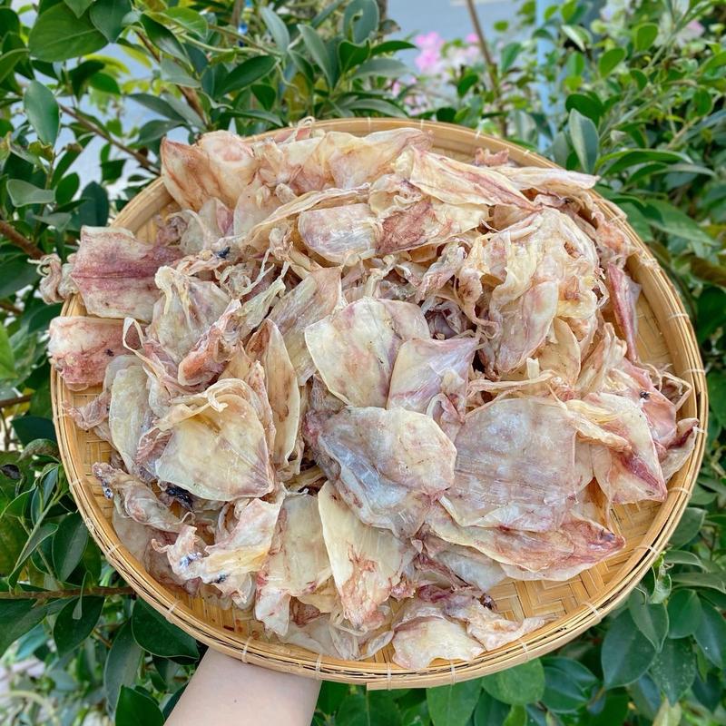Khô mực đồng tiền - 500gr mực câu đẹp không đắng nấu suop
