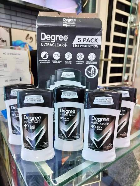 Lăn khử mùi cho nam Degree UltraClear Men Black & White 76g Dưỡng Thể Dưỡng Thể