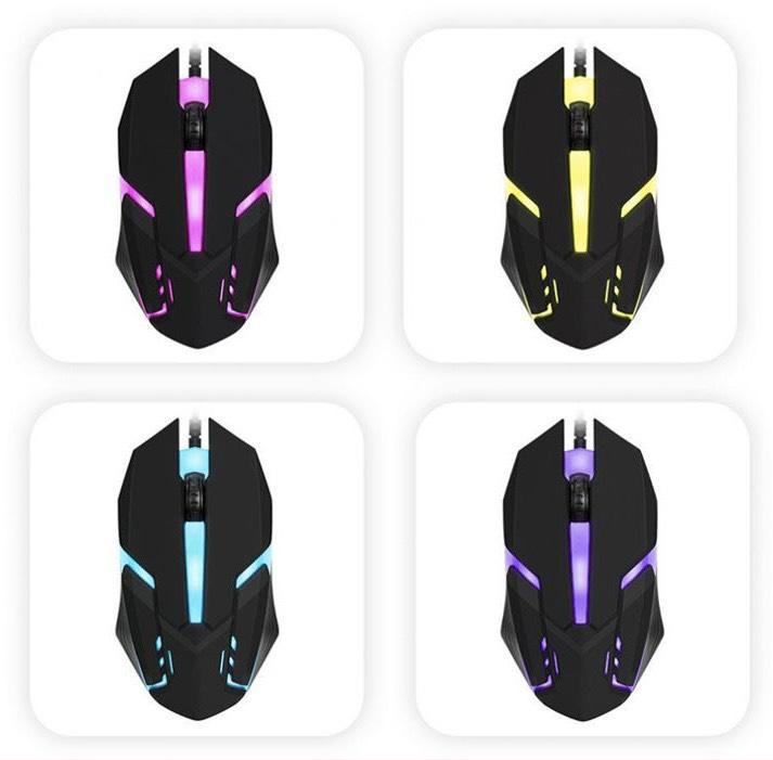 Chuột Gaming Có Dây G01 - Ergonomic Design, 1200DPI, LED Esport, Cổng USB 3