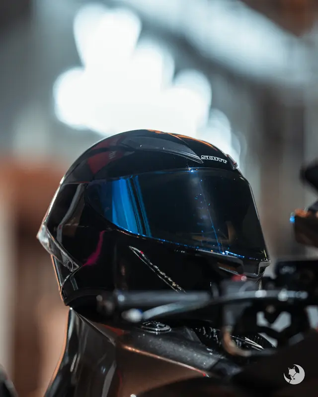 (PROMO FREE DECKER) Helm Scott RX 8 PISTA / helm Full face warna polos free knee serta 1 busa helm 4