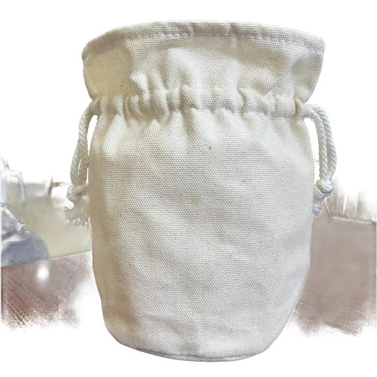 Túi dây rút vải Canvas đựng giấy kích thước 20x20cm trơn có thể ...