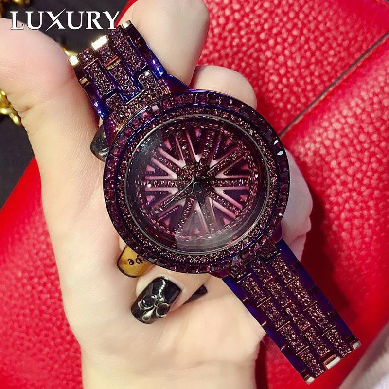 Đồng hồ nữ MASHALI LUXURY Xoay 360, Mặt Chuyển Động Theo Cử Chỉ Tay, Mạ Màu Siêu Đẹp