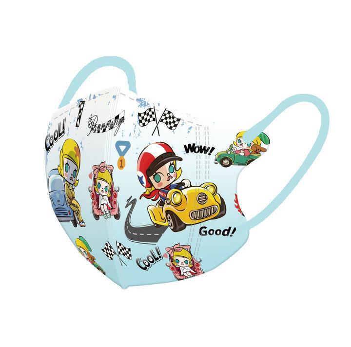 Product Introduction of POPMART MOLLY Girls Mask 3-12age Independent Packaging 50pcs 3D Kids Mask Cartoon Character Printed Mask 20