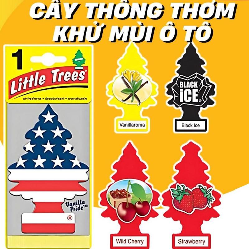 Cây thông thơm little trees usa của mỹ khử mùi ô tô-phòng ngủ-tủ quần áo-toilet. - Thái Hòa Auto98 0