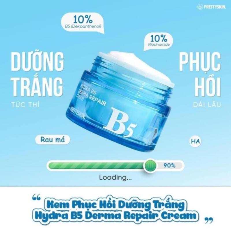 【COD】 Kem Dưỡng Prettyskin Hydra B5 52ml | Se khít lỗ chân lông Làm trắng và kiểm soát dầu hiệu quả Làm trắng tự nhiên Làm trắng và dưỡng ẩm, an toàn cho da Loại bỏ mụn trứng cá, sửa chữa da 4
