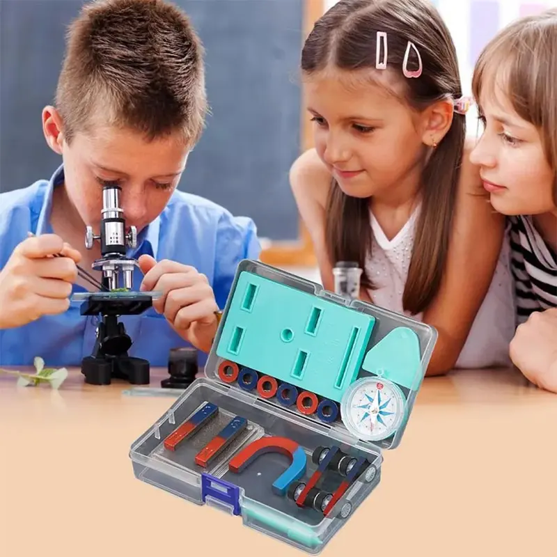 Science Magnet Set / Magnet Mainan Edukasi Praktek Sekolah Komplit Berbagai Macam Eksperimen Dapat Dilakukan 4