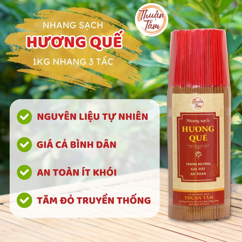 1Kg Nhang sạch Thuận Tâm HƯƠNG QUẾ - hương thơm dịu nhẹ