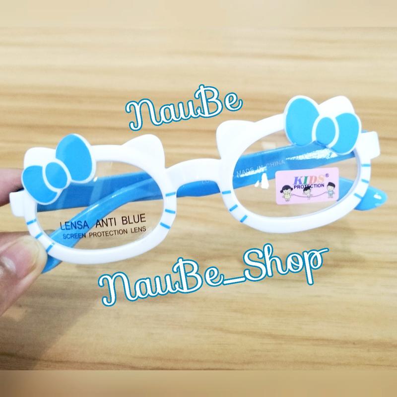 Kacamata anak hello kitty anti radiasi lucu 6
