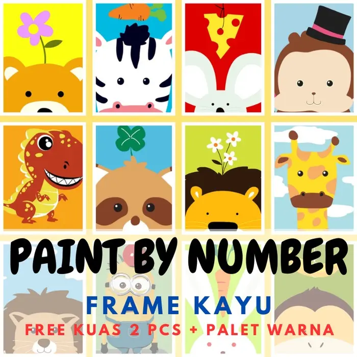 Paint By Number Kanvas Lukis Canvas DIY Painting ST0025 1