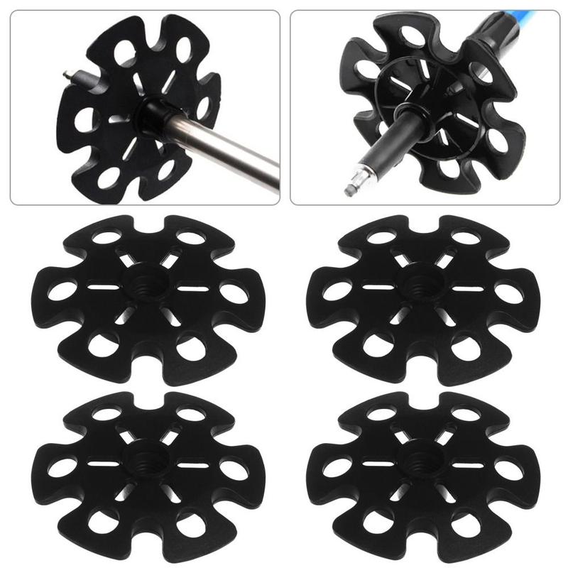 Product Introduction of 4Pcs Durable Rubber Pole Basket Tips Parts Replacement Snow Floor Tray Walking Stick Basket Cap Snow Mud Ski 23