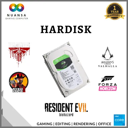 HDD Harddisk Internal Full Game PC 500GB | 1TB | 2TB | 4TB  3.5" NEW - FILE ISO / plug and play Bergaransi 0