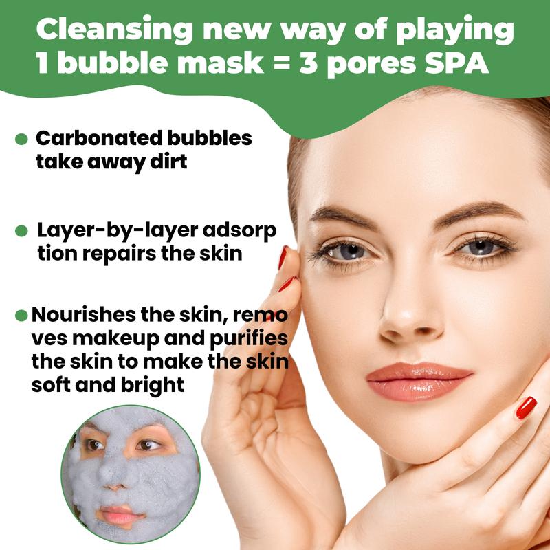 Product Introduction of EELHOE Cleansing Bubble Mask Moisturizing application blackhead removal oxygen cleansing mud mask 8
