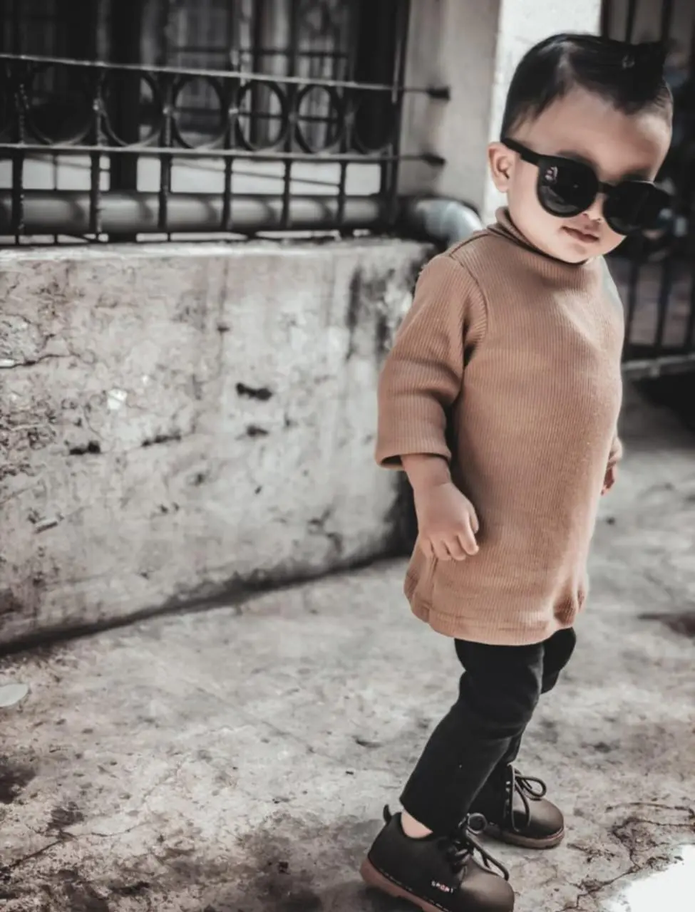 TURTLENECK anak bahan rib by Helloabizard Fashion Kids