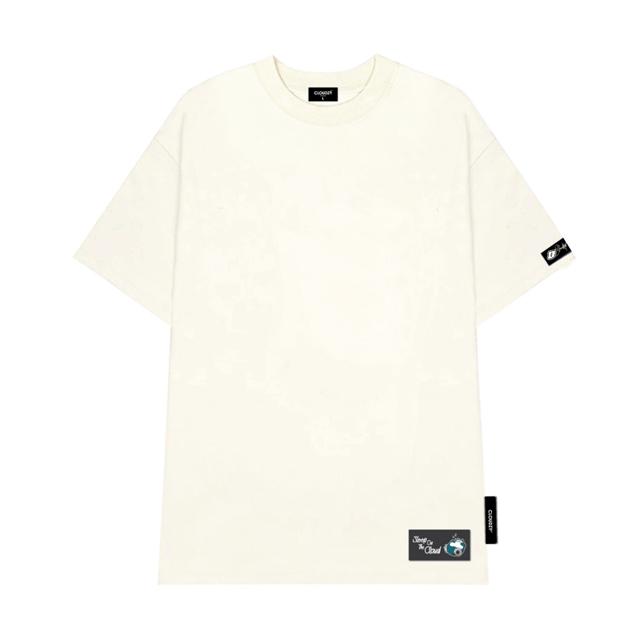 Áo thun nam nữ TRƠN BASIC phong cách unisex local brand giá rẻ CLOUDZY - Resells By JustBeeYou Top Women Cổ Tròn Trắng Voi Voan Jean