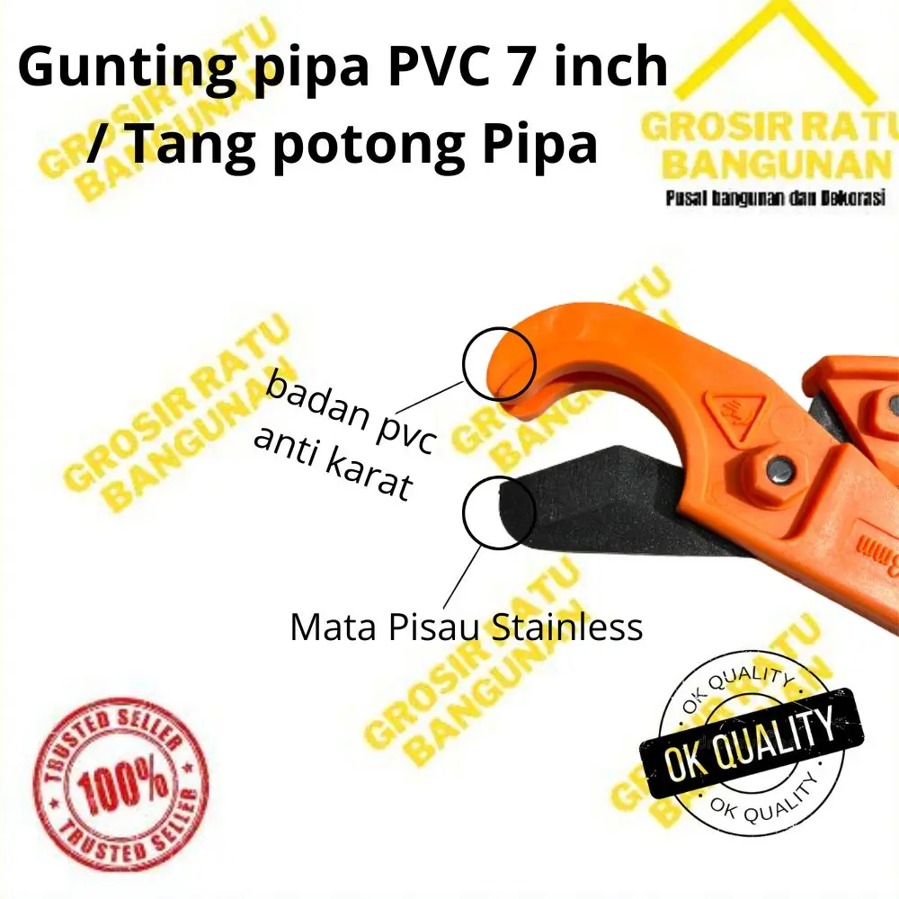 Gunting Pipa Pipe Cutter 33mm Tajam Must Have Item Travel size