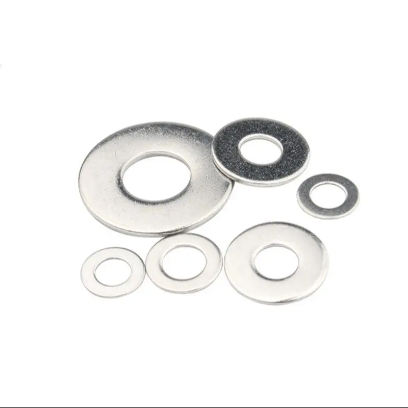 Stainless Steel Flat Washer Set, Durable Round Washer Set Suitable for Home Decoration and Factory Repair 4