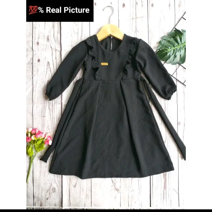 Gamis Anak Adiba/ Gamis anak crinckle air flow premium/Gamis anak 1-9tahun/Gamis anak terbaru 2023 0