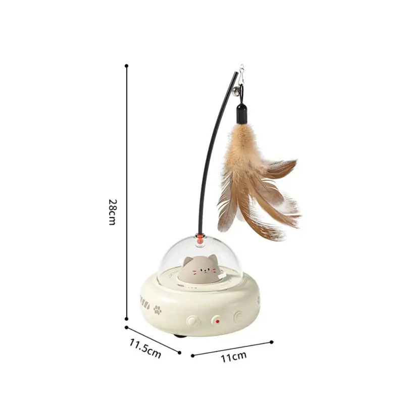 2 in 1 Mainan Hewan Peliharaan Listrik /Baru Cerdas Interaktif Kucing Mainan/Mainan Untuk Kucing Mainan Bulu/Mainan Kucing Sensor Listrik 1