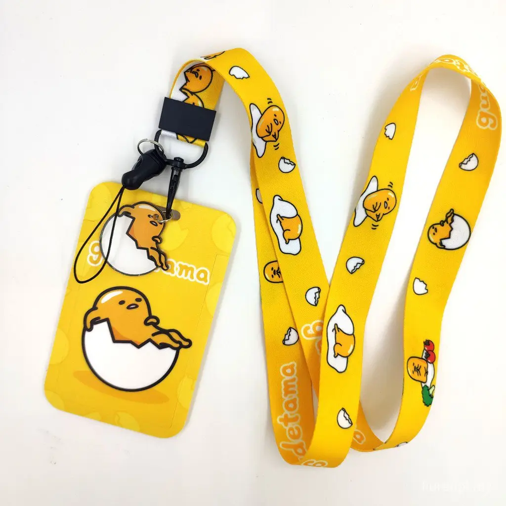 card Holder With Lanyard Neck Strap Cute card holder lanyard kids personalised plastic korean Kawaii Japan