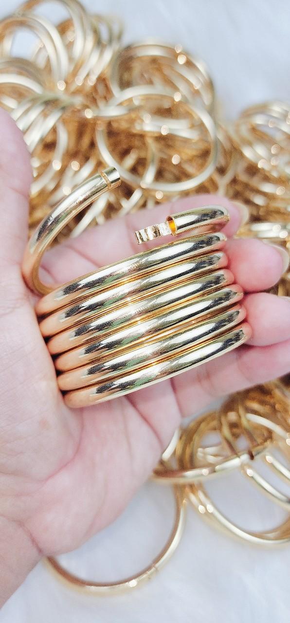 Product Introduction of Vòng Cặp Trơn Đồng Đỏ Nguyên Chất Màu 750 Miền Tây 9