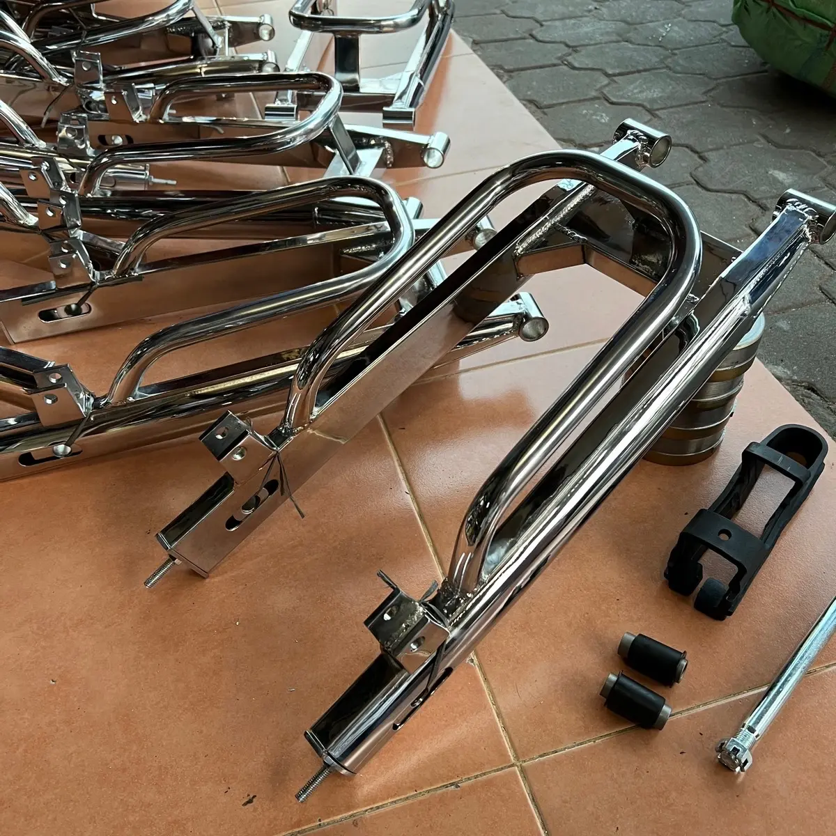 Swingarm oval rxking finising krom parnikel