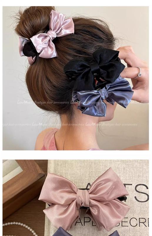 Product Introduction of French High-quality Ball Head Grip 2024 New Bow Hairpin Female Shark Head Clip Jewelry 10