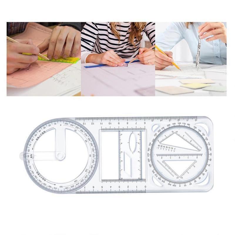 Handy Rotatable Multi-Purpose Ruler Set For Elementary Schoo - TikTok ...
