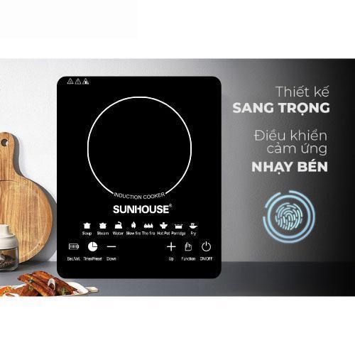 Product Introduction of Bếp Điện Từ Cảm Ứng Sunhouse Thế Hệ Mới SHD6011, Tặng Kèm nồi Inox, bếp điện đa năng, nồi lẩu,  Bếp Từ Công Suất 2000W,( Bảo Hành 12 Tháng) bếp  từ bếp  từ bếp  điện 16