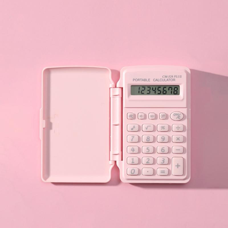 Product Introduction of Mini Scientific Calculator High-value Student With Candy-colored Computer Small Portable Flip Calculator 27