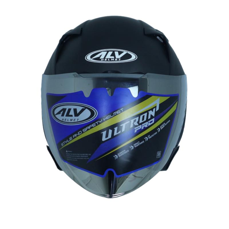 Helm ALV ULTRON PRO Solid Original Half Face Untuk Pria dan Wanita Dewasa SNI 4